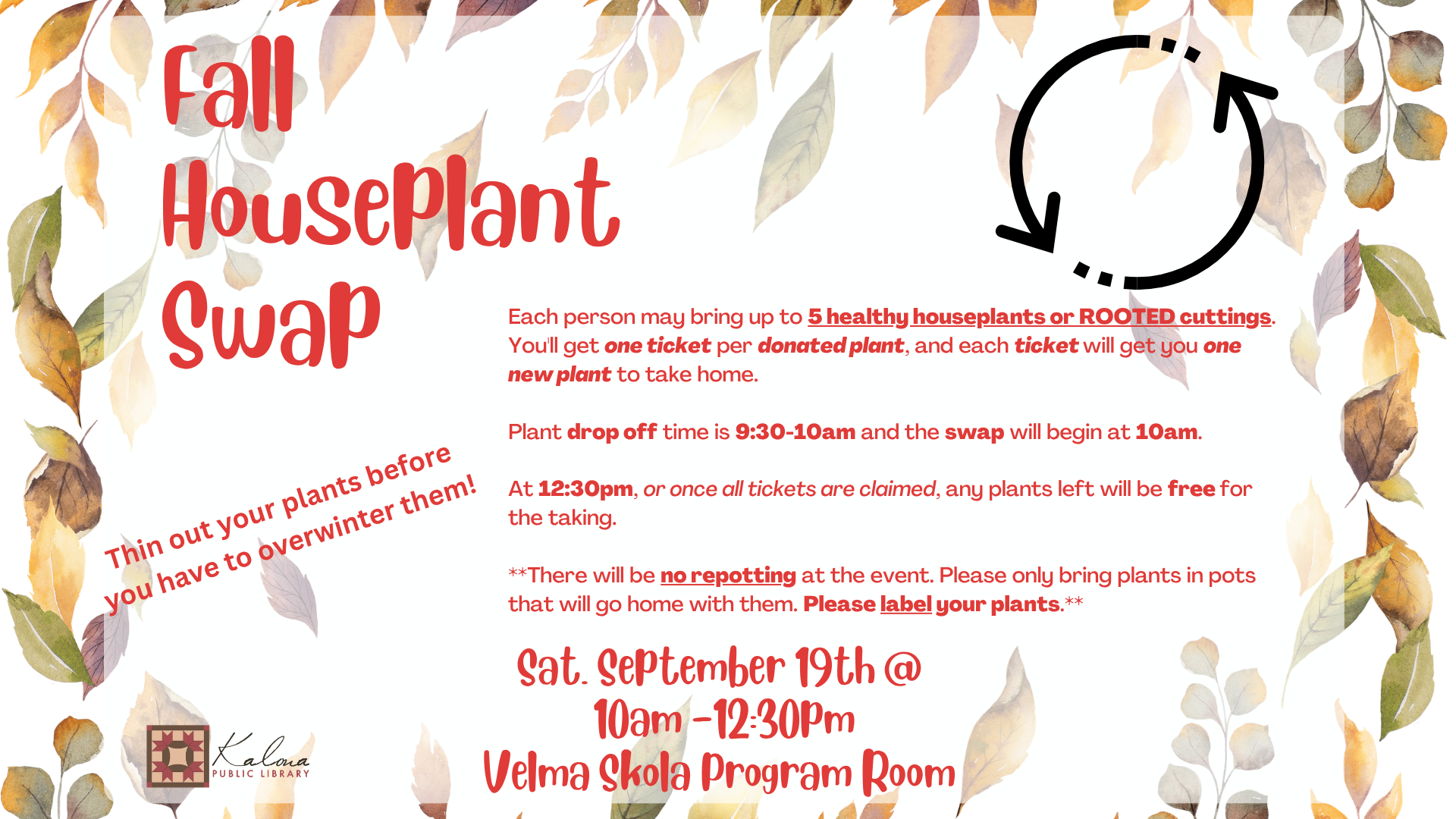 Fall Houseplant Swap