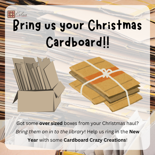 Bring us Your Cardboard!
