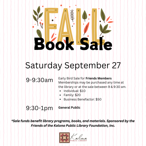 Fall Book Sale