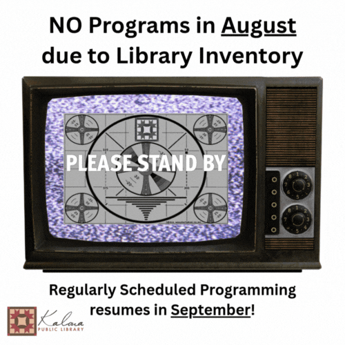 No programs in August!
