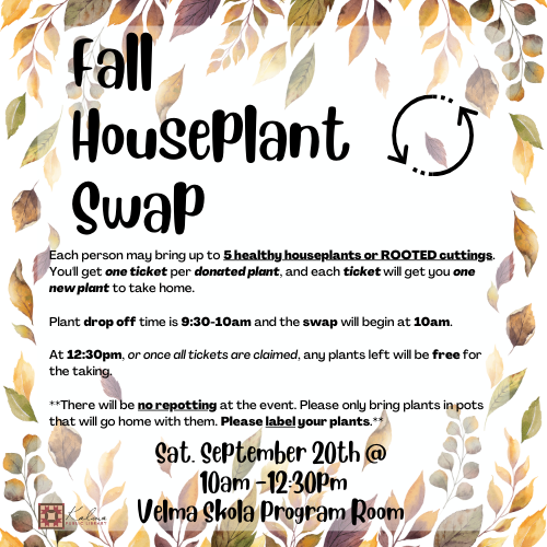 Fall House Plant Swap