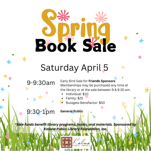 Spring Book Sale