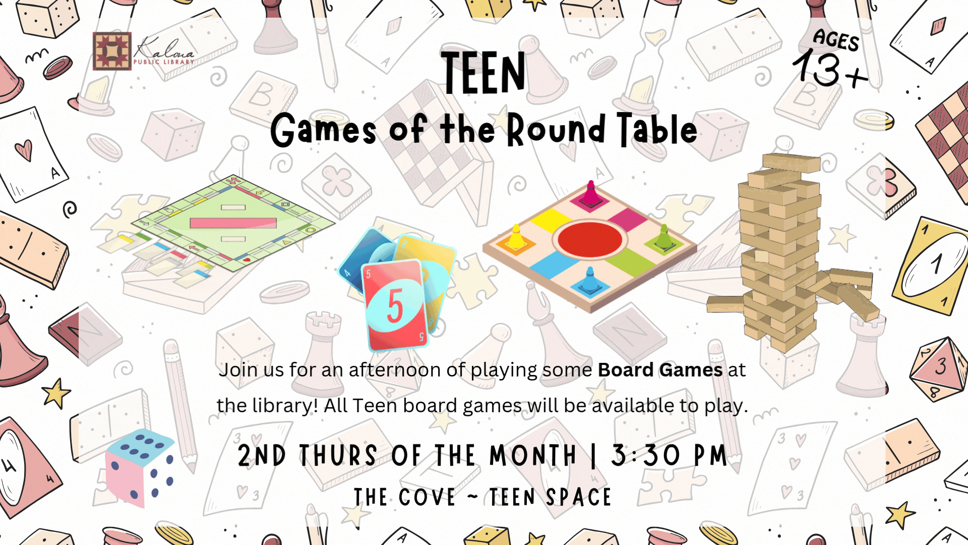 Monthly Teen Gaming of the Round Table