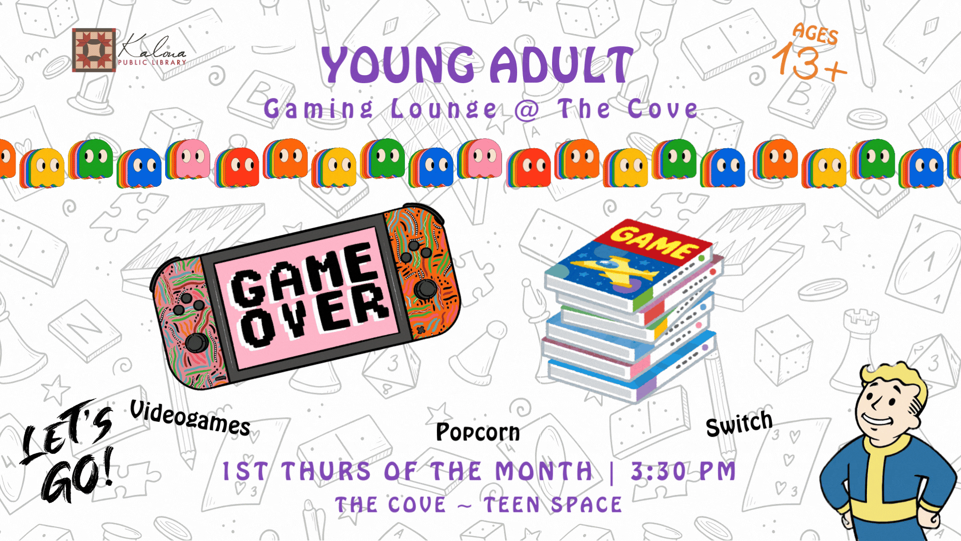 Monthly Teen Gaming Lounge