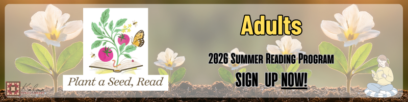 Summer Reading Program 2026 Adults